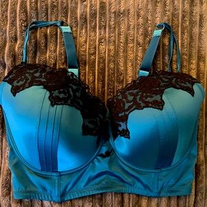38H PARFAIT DANIELLE LIGHTLY PADDED UW CONTOUR BRA in PEACOCK BLUE